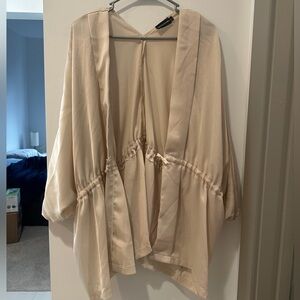 PrettyLittleThing Cream Blouse